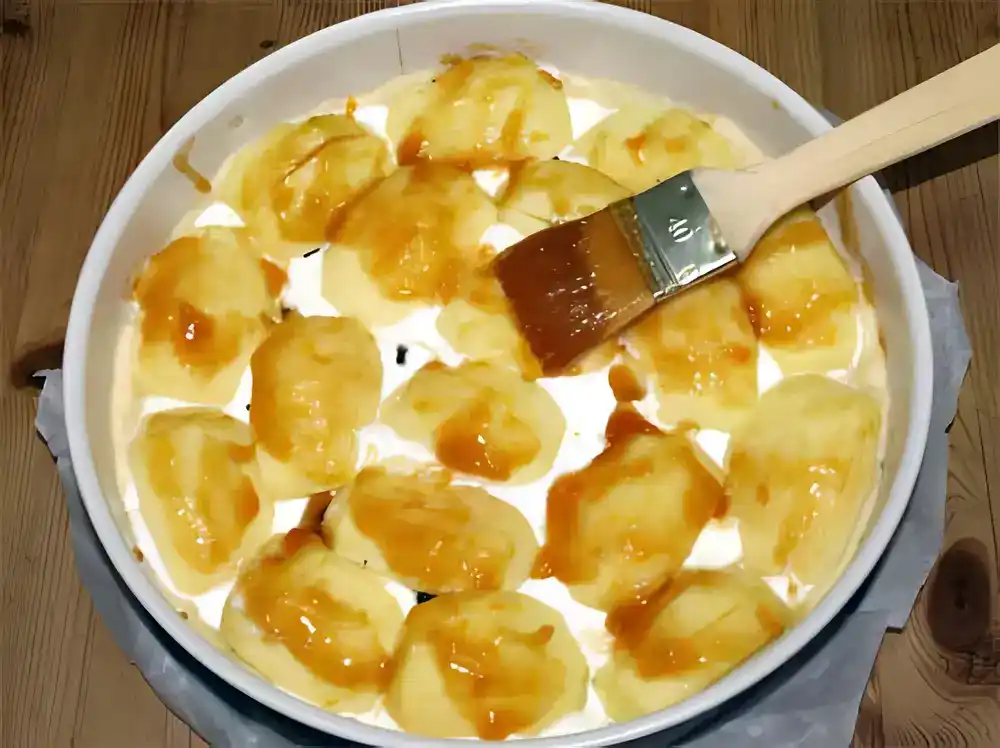 Apfelkuchen mit Quark-Öl-Teig und Mandeln 7 Apfelkuchen mit Quark Oel