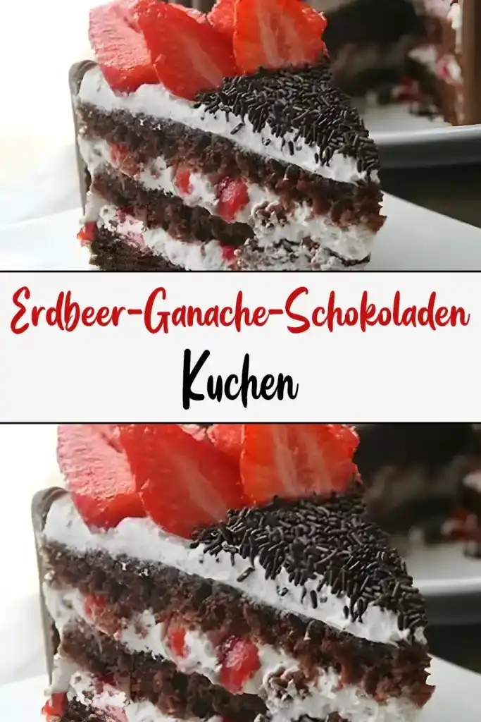 Erdbeer-Ganache-Schokoladen-Kuchen 1 Erdbeer Ganache Schokoladen Kuchen1