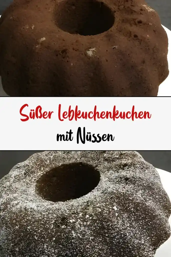 Süßer Lebkuchenkuchen mit Nüssen 1 Suesser Lebkuchenkuchen mit Nuessen1