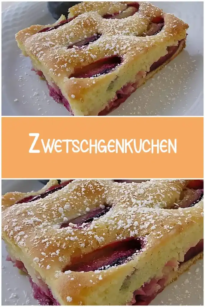 Zwetschgenkuchen mit Eierlikör 1 Zwetschgenkuchen