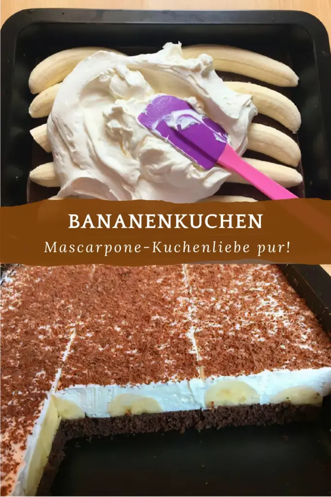 Bananenkuchen der alle verrueckt macht mit 500g Mascarpone