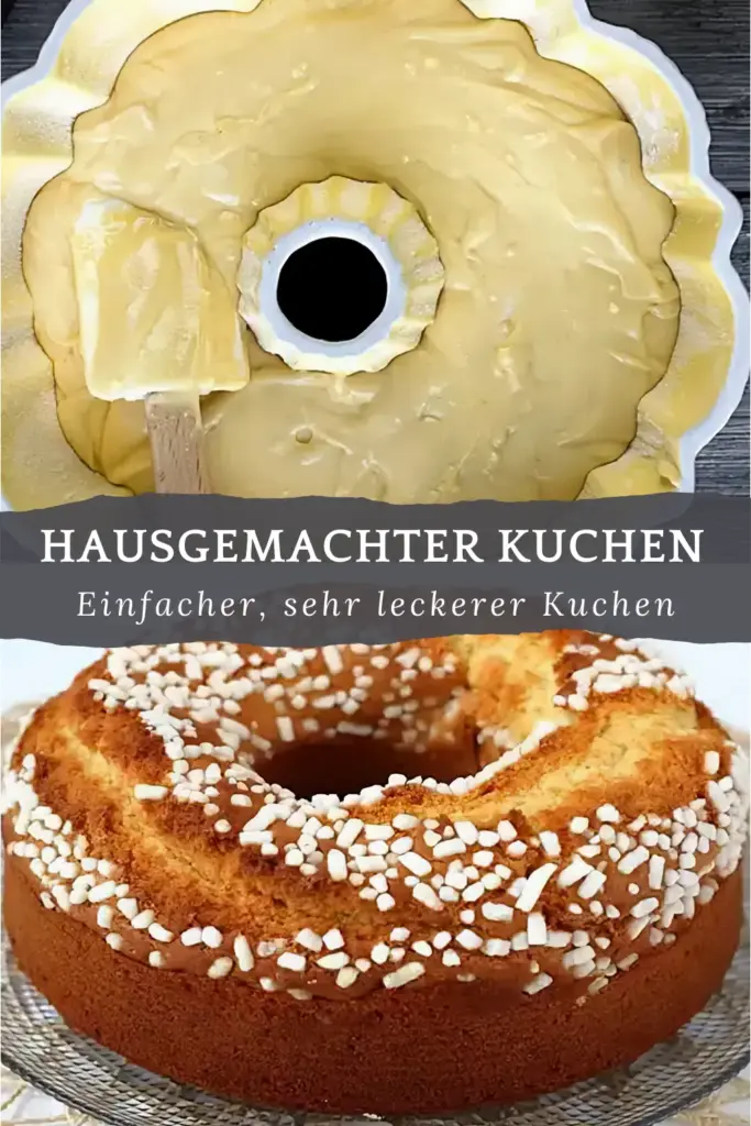 Hausgemachter Kuchen einfach und sehr lecker