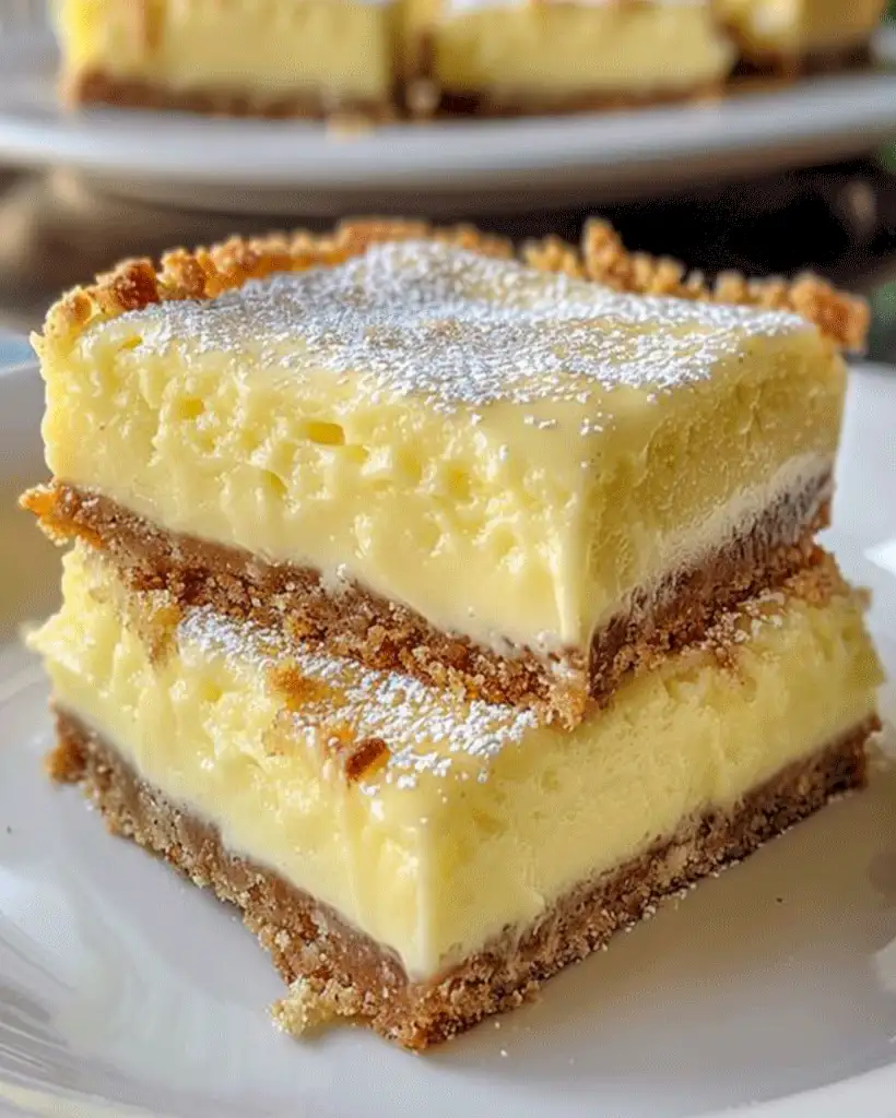 Vanilla Custard Cream Bars Recipe Easy Dessert optimal